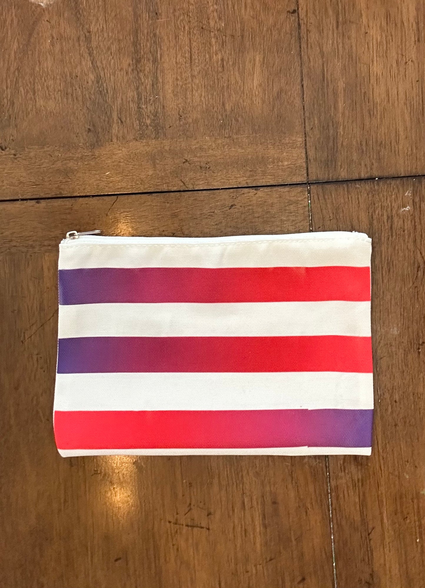 Fuzzy Glam Cosmetic Bag (double-sided)