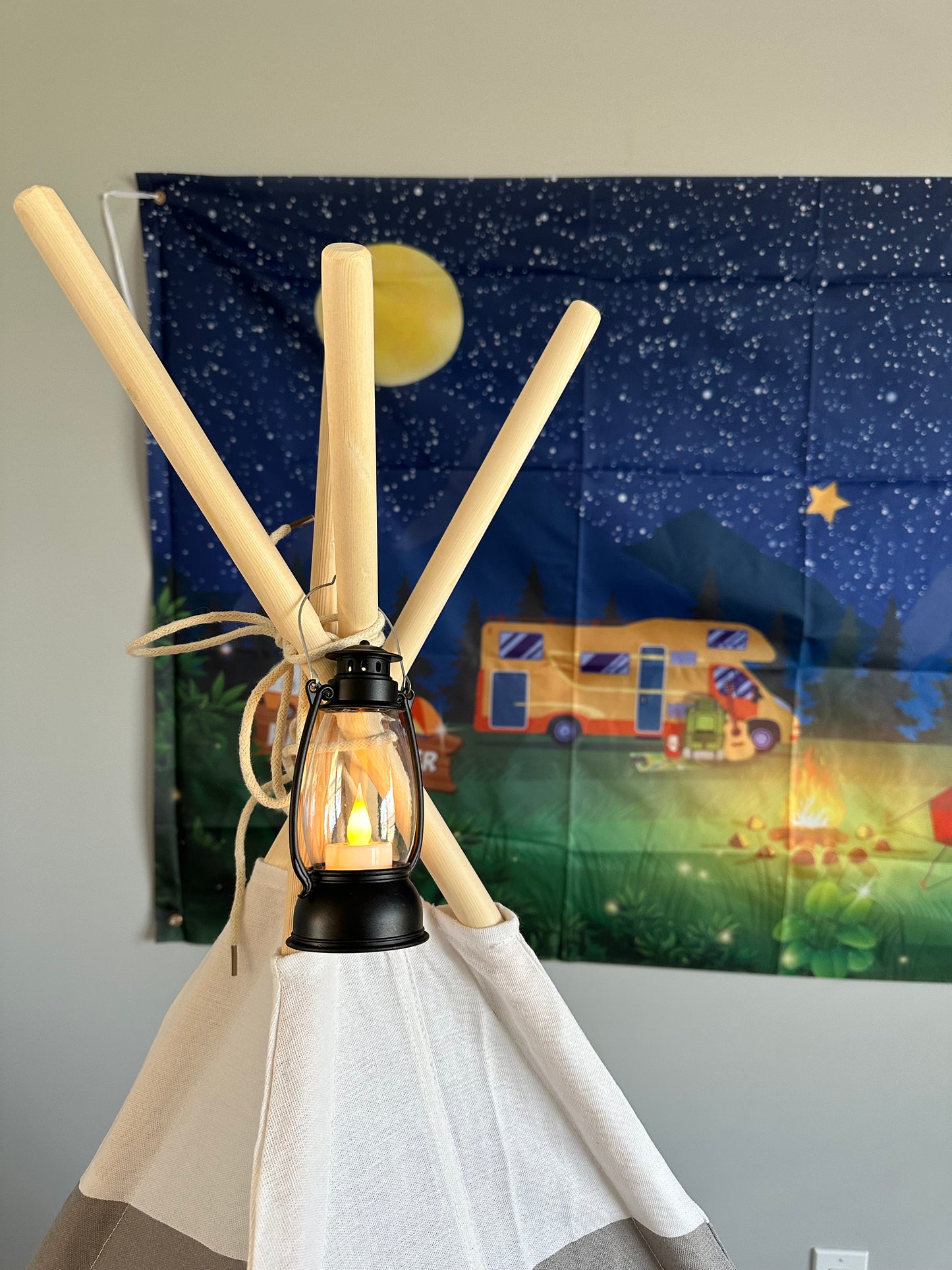 Happy Camper Indoor Campout Birthday Party Bundle - 8 Guests