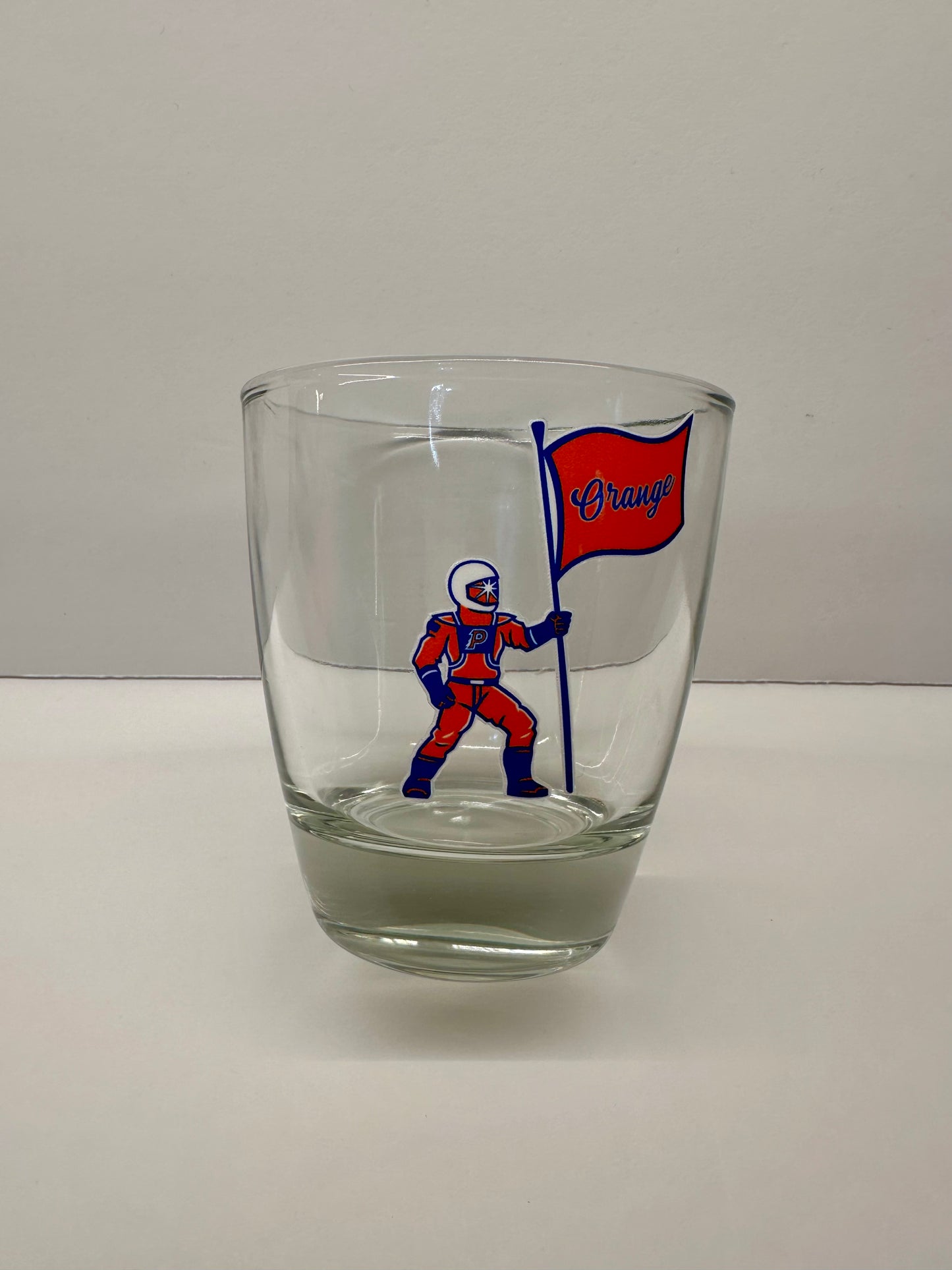 Olentangy Orange Astronaut Lowball Glass