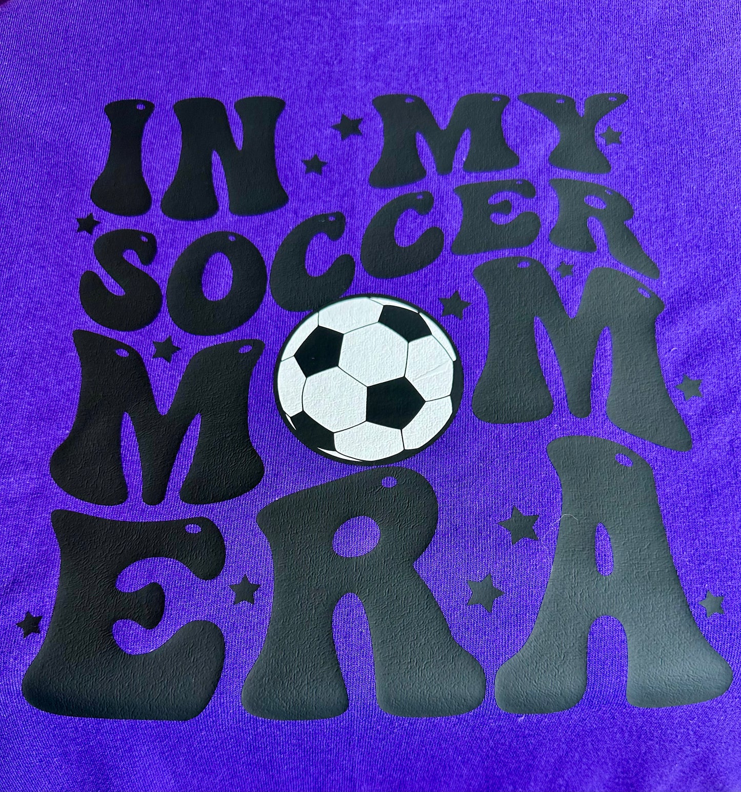 In my Soccer Mom Era t-shirt