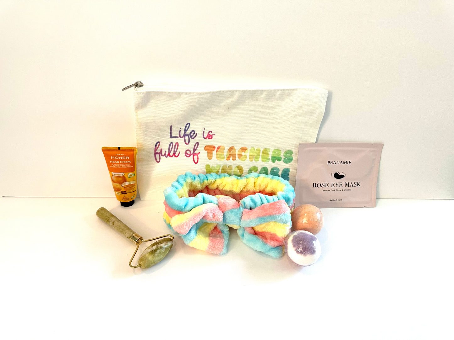 Teachers Who Care Cosmetic Bag Gift Set