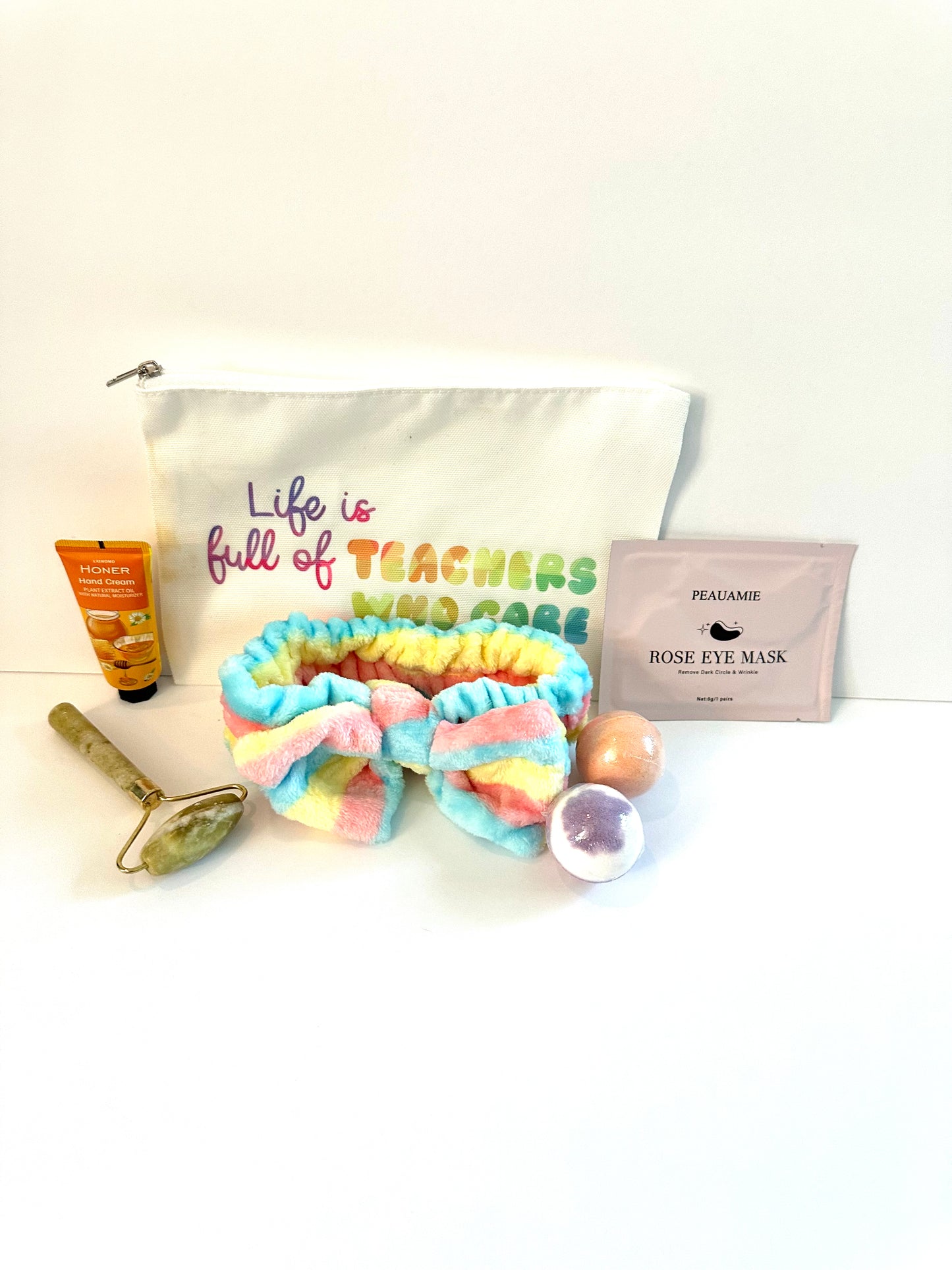 Teachers Who Care Cosmetic Bag Gift Set