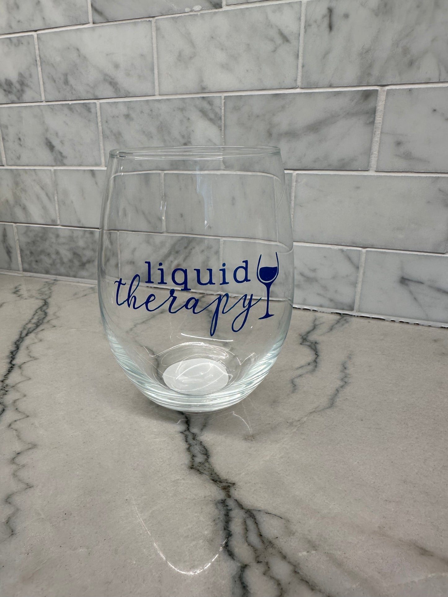 Liquid Therapy Stemless Wine Glass