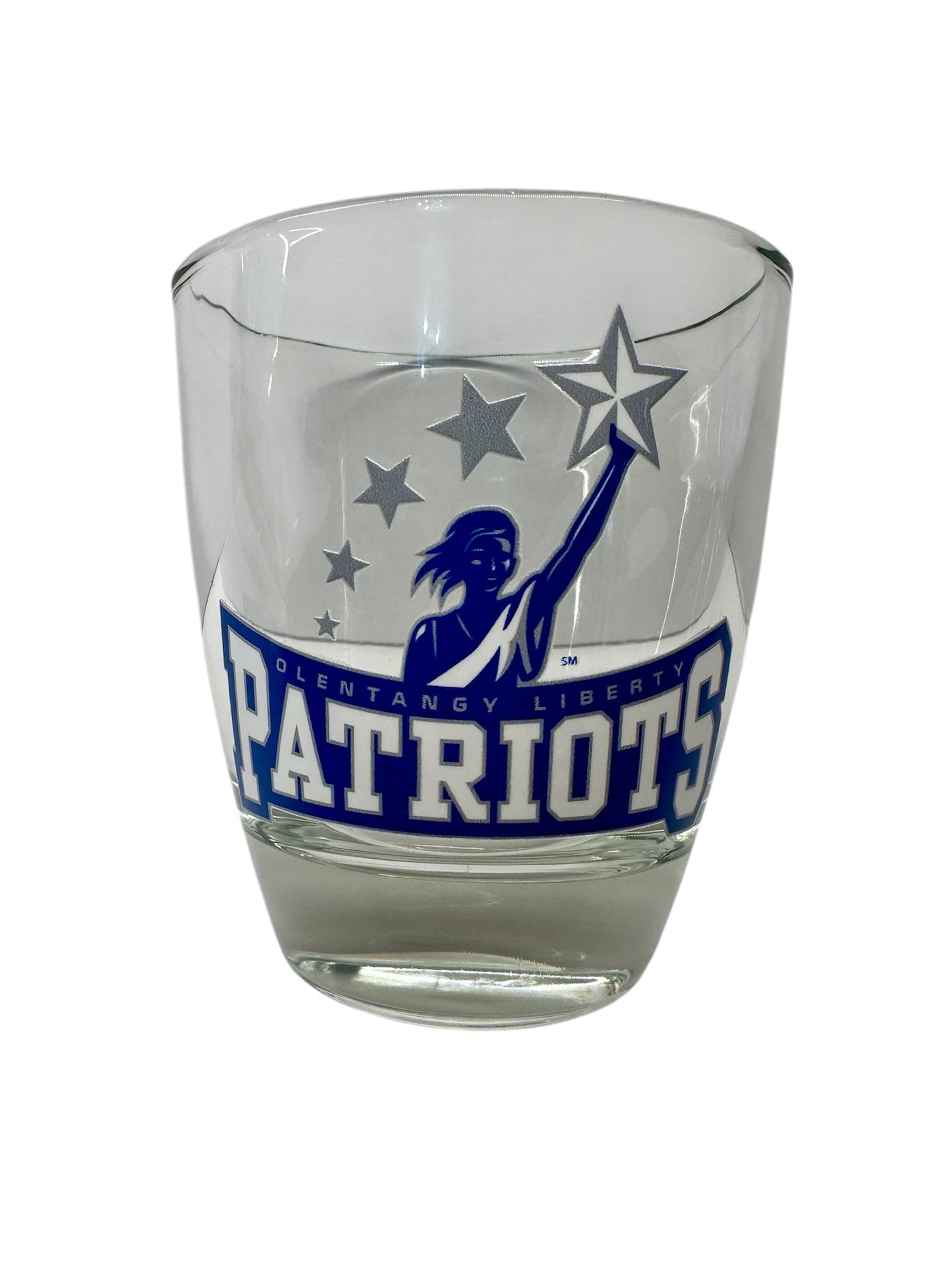 Olentangy Liberty Patriots Mascot Lowball Glass