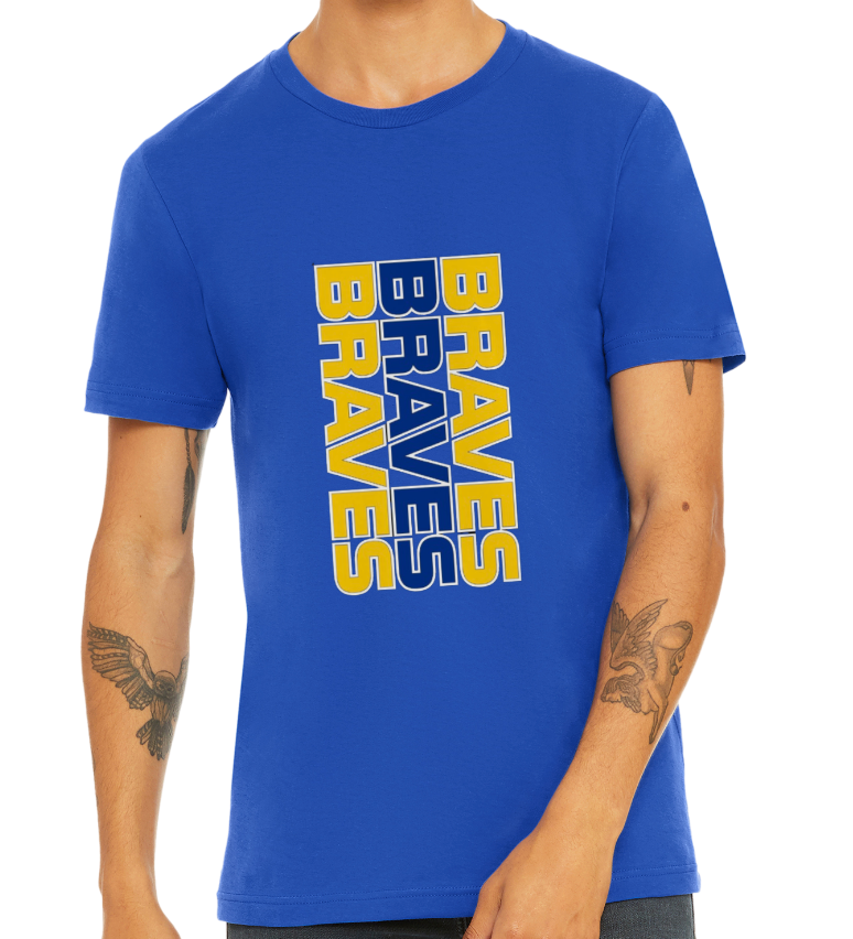 Braves Vertical Stack T-shirt
