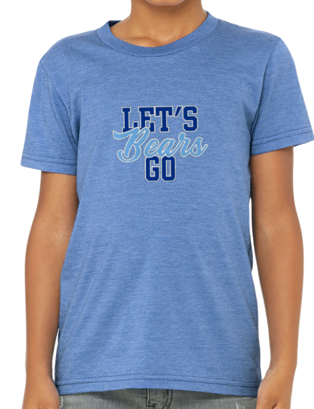 Let's Go Bears T-shirt - YOUTH