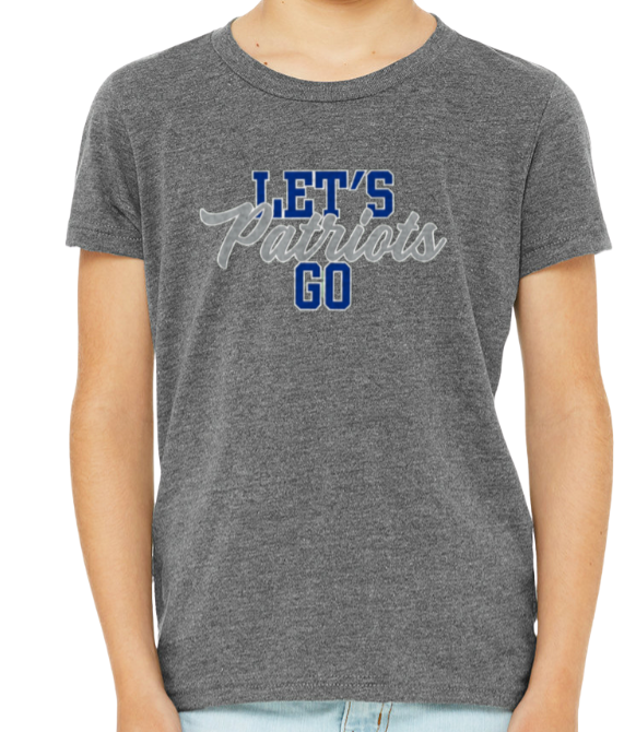 Let's Go Patriots T-shirt - YOUTH