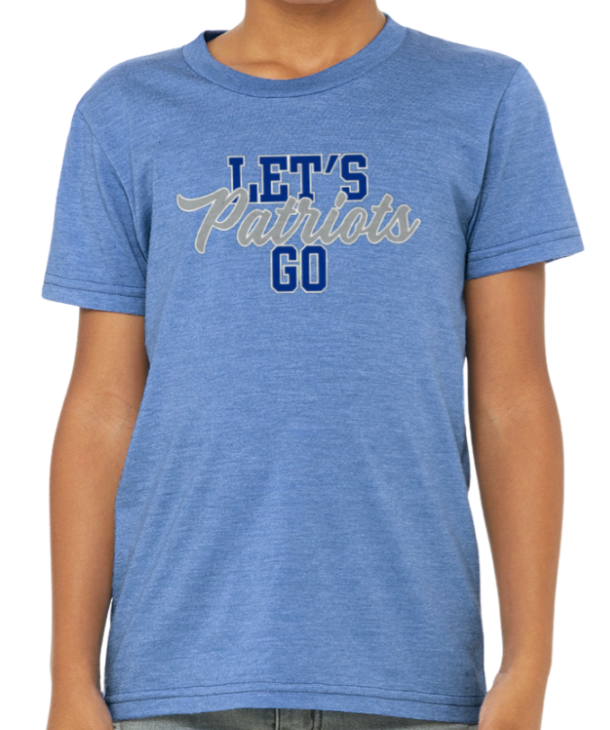 Let's Go Patriots T-shirt - YOUTH