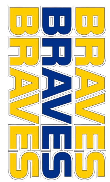 Braves Vertical Stack T-shirt