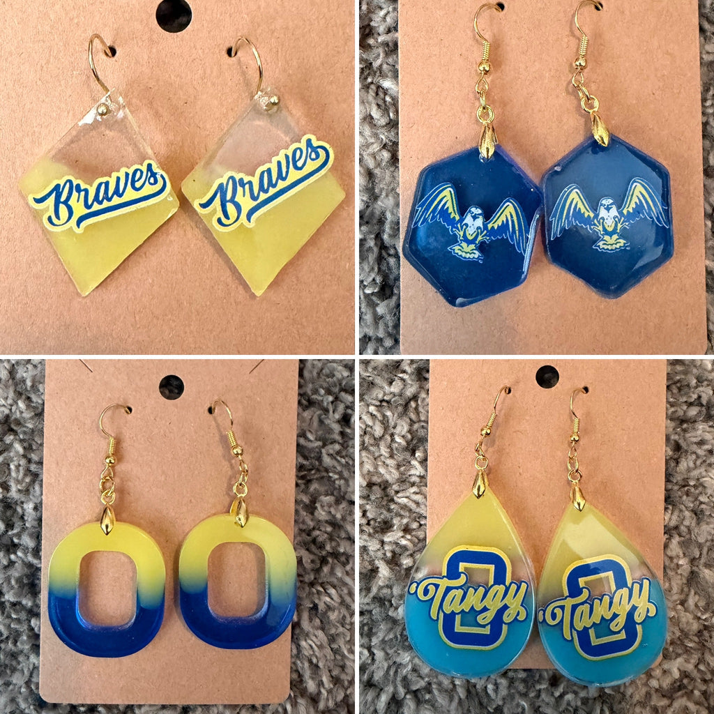 Olentangy Braves Earrings - Multiple Styles!