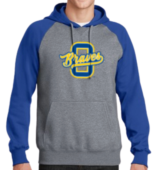 Olentangy Braves Raglan Hoodie