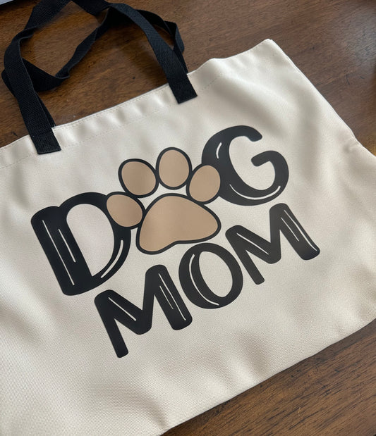 Dog Mom Tote Bag