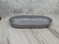 Hand-Poured Resin Oval Bowl