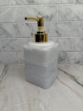Pearlescent White Soap Dispenser