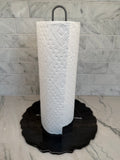 Black Resin Paper Towel Holder