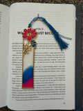 Gold Floral Stained Glass Bookmarks