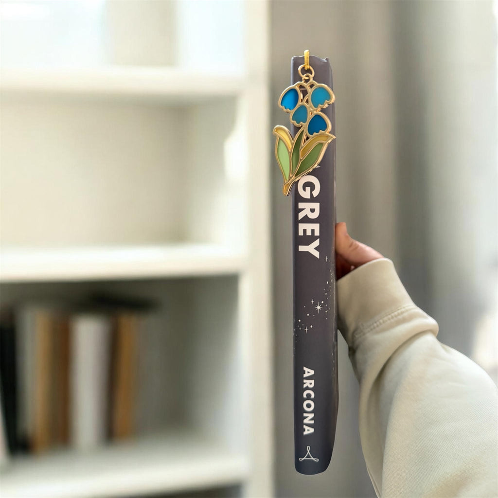 Vintage Floral Hairpin Hook Gold Bookmark