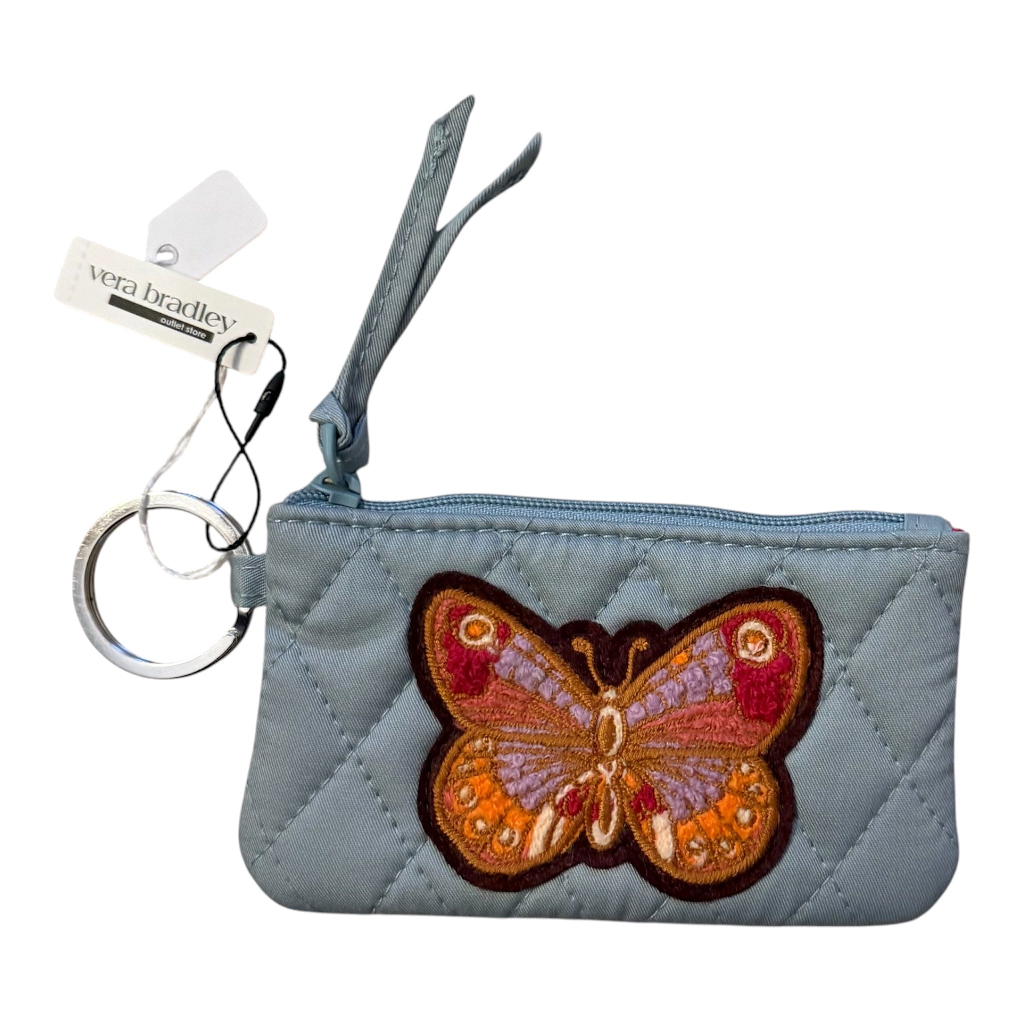 Butterfly Zip ID Case
