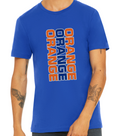Orange Vertical Stack T-shirt