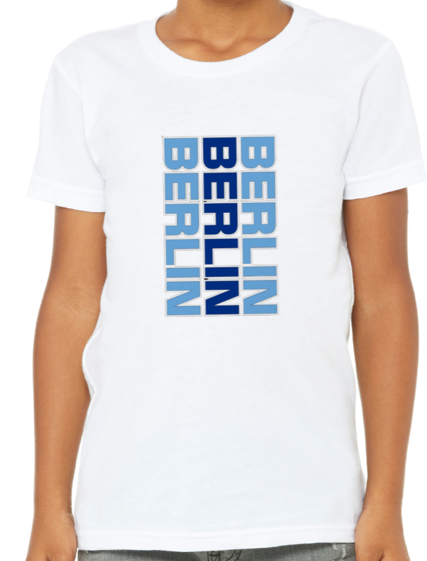Berlin Vertical Stack T-shirt - YOUTH