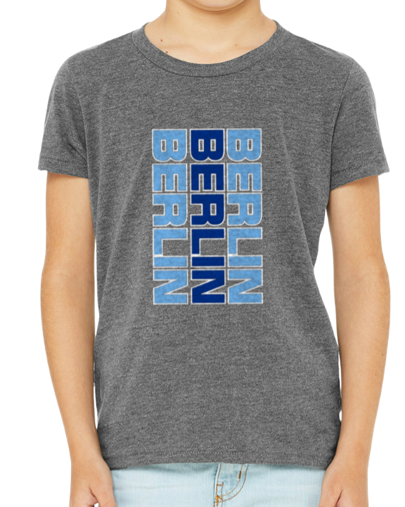 Berlin Vertical Stack T-shirt - YOUTH