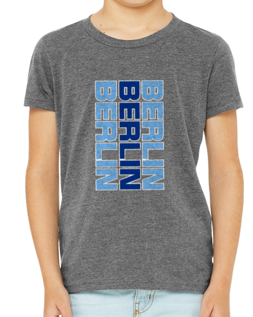 Berlin Vertical Stack T-shirt - YOUTH