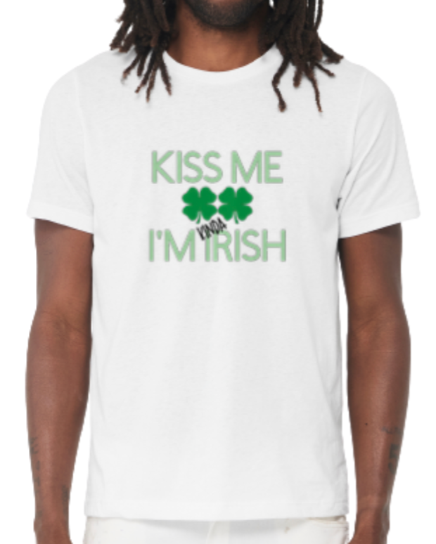 Kiss Me I'm *kinda* Irish St. Patrick's Day t-shirt