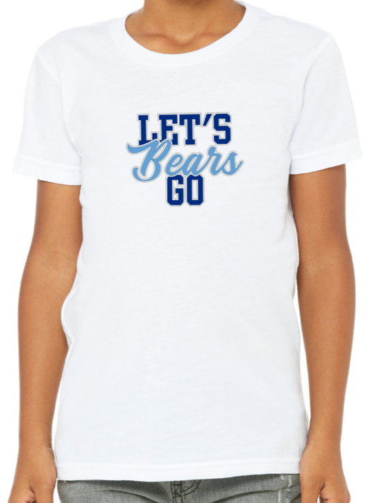 Let's Go Bears T-shirt - YOUTH