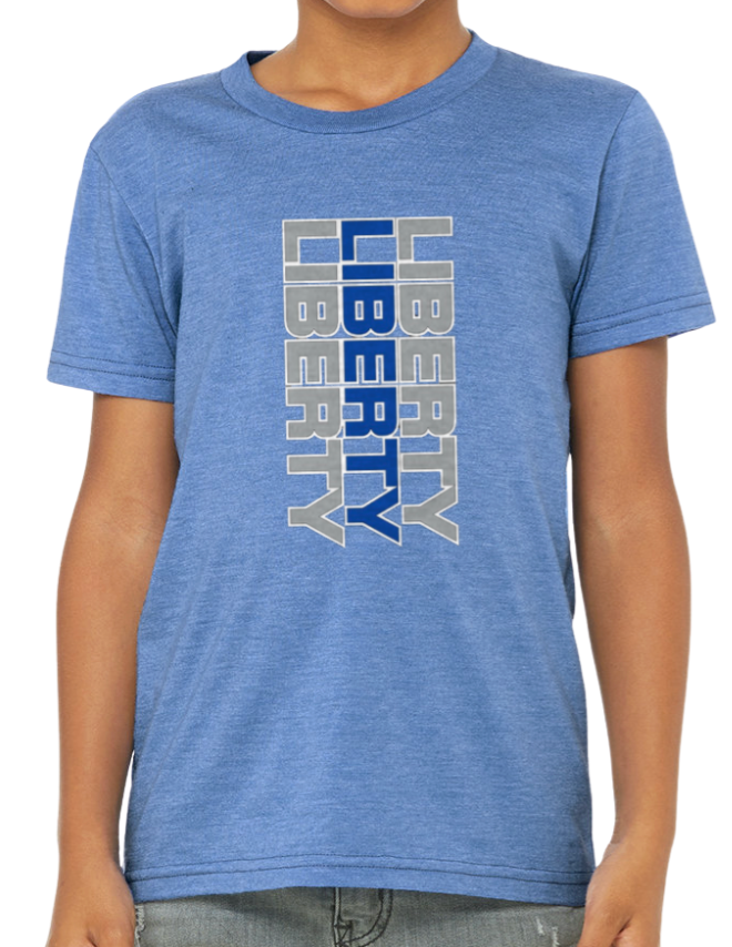 Liberty Vertical Stack T-shirt - YOUTH