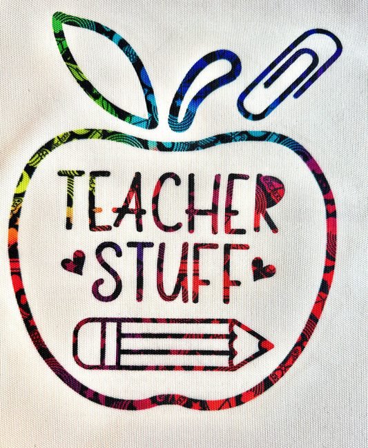 Teacher Stuff Tote Bag